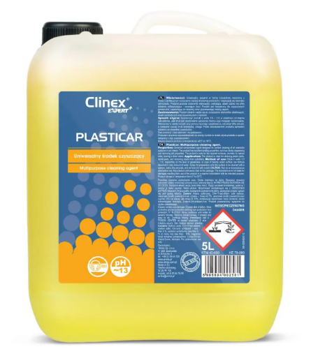 Obrazek CLINEX EX+ PLASTICAR 5l PŁ/WNĘTRZ POJAZD